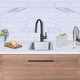 preview thumbnail 12 of 12, STYLISH 12 1/2'' Dual-Mount Stainless Steel Single Bowl Bar Sink - 12.5" x 18" x 7"