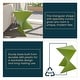 preview thumbnail 51 of 184, Randolph Indoor Side Table - Lightweight Triangular Design Accent End Table for Home Office Living Room and Bedroom, No Assembly