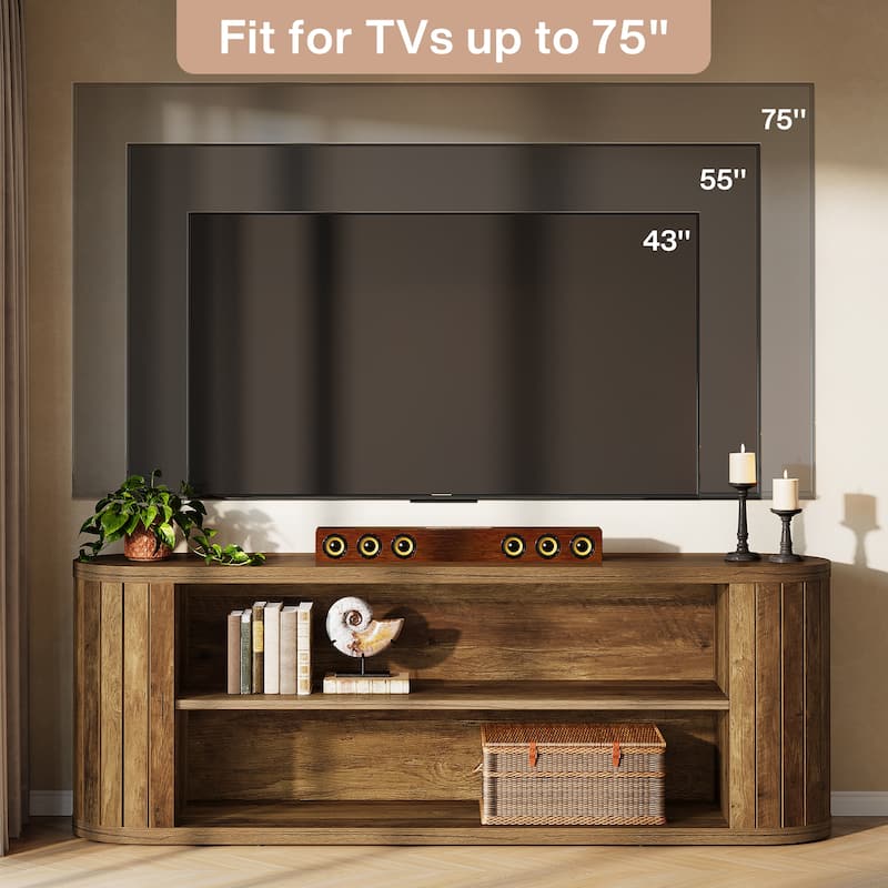 63" TV Stand for 55/60/65/75-Inch TVs