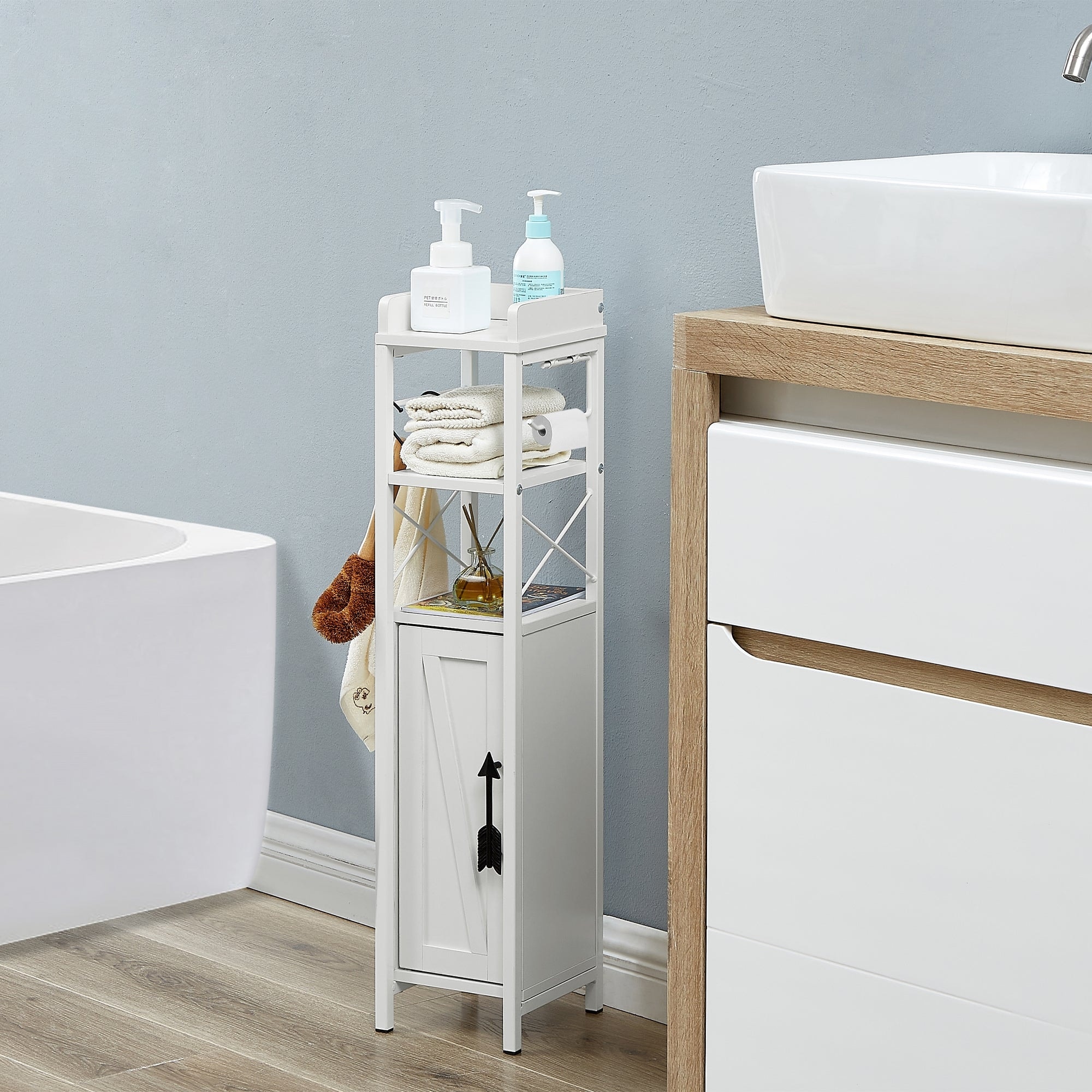 https://ak1.ostkcdn.com/images/products/is/images/direct/cce6d38323d3ab8fdd8d7ce968b2edaf56c7fa38/VECELO%2C-3-Tier-Bathroom-Cabinet-Shelves-Wooden-with-3-hooks%2CBathroom-Storage-with-door%2C-Brown.jpg