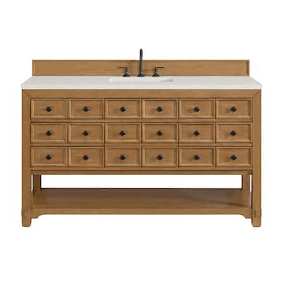 James Martin Vanities 505-V60S-3LDL Malibu 60" Free Standing Single
