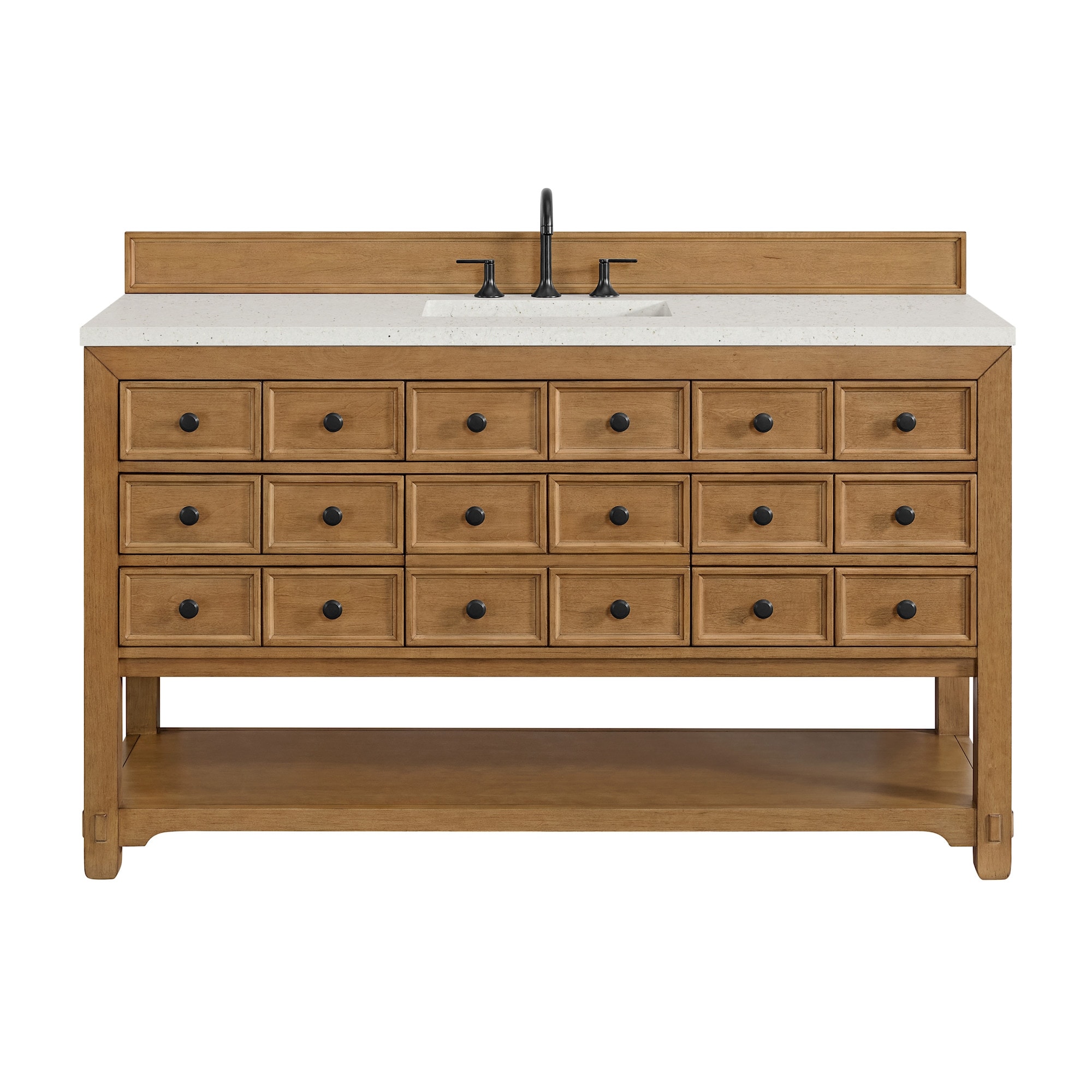 James Martin Vanities 505-V60S-3LDL Malibu 60" Free Standing Single