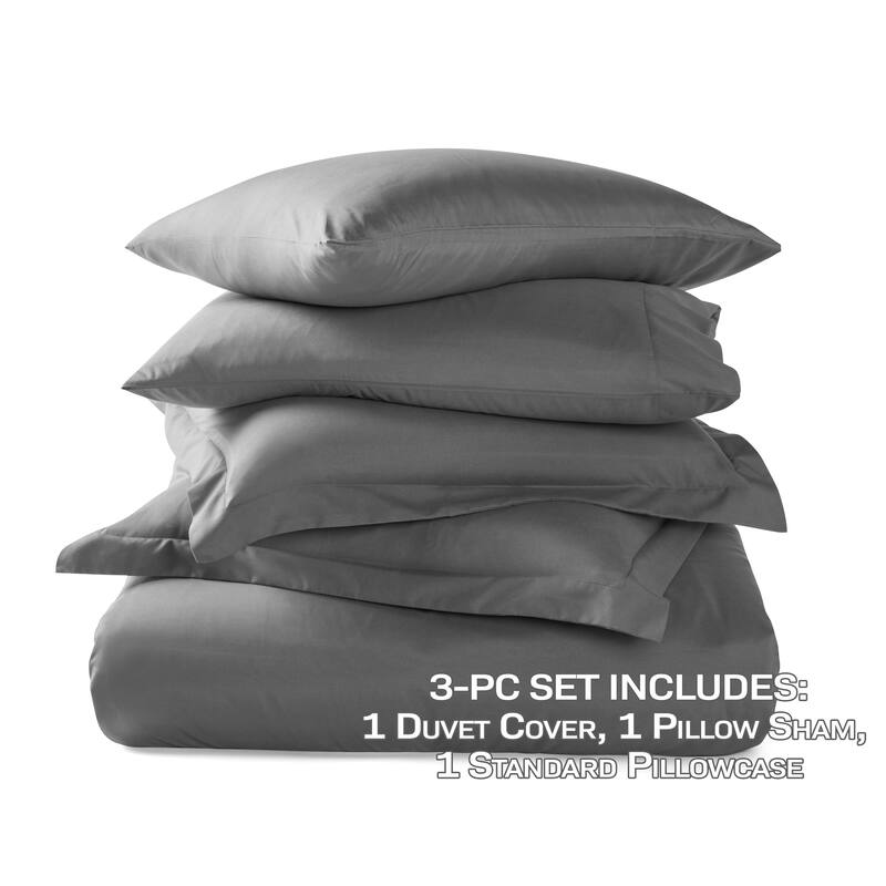Nestl 5 Piece Duvet Cover Set - Ultra Soft Microfiber Bed Cover