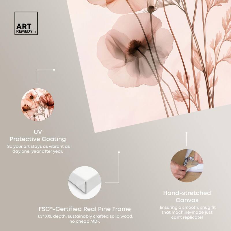 Petal Dye I Canvas by Art Remedy, Gallery Wrapped