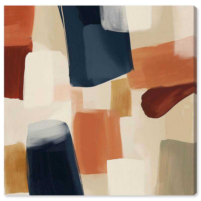 Sienna Shift Canvas by Art Remedy, Gallery Wrapped - 24" x 24"