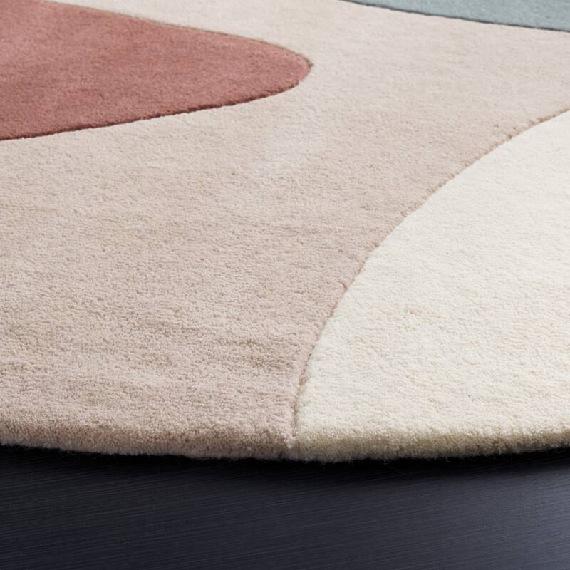 SAFAVIEH Handmade Fifth Avenue Engelberta Mid-Century Modern Wool Rug
