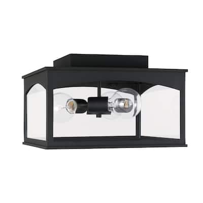 Burton 3-light Outdoor Flush Mount