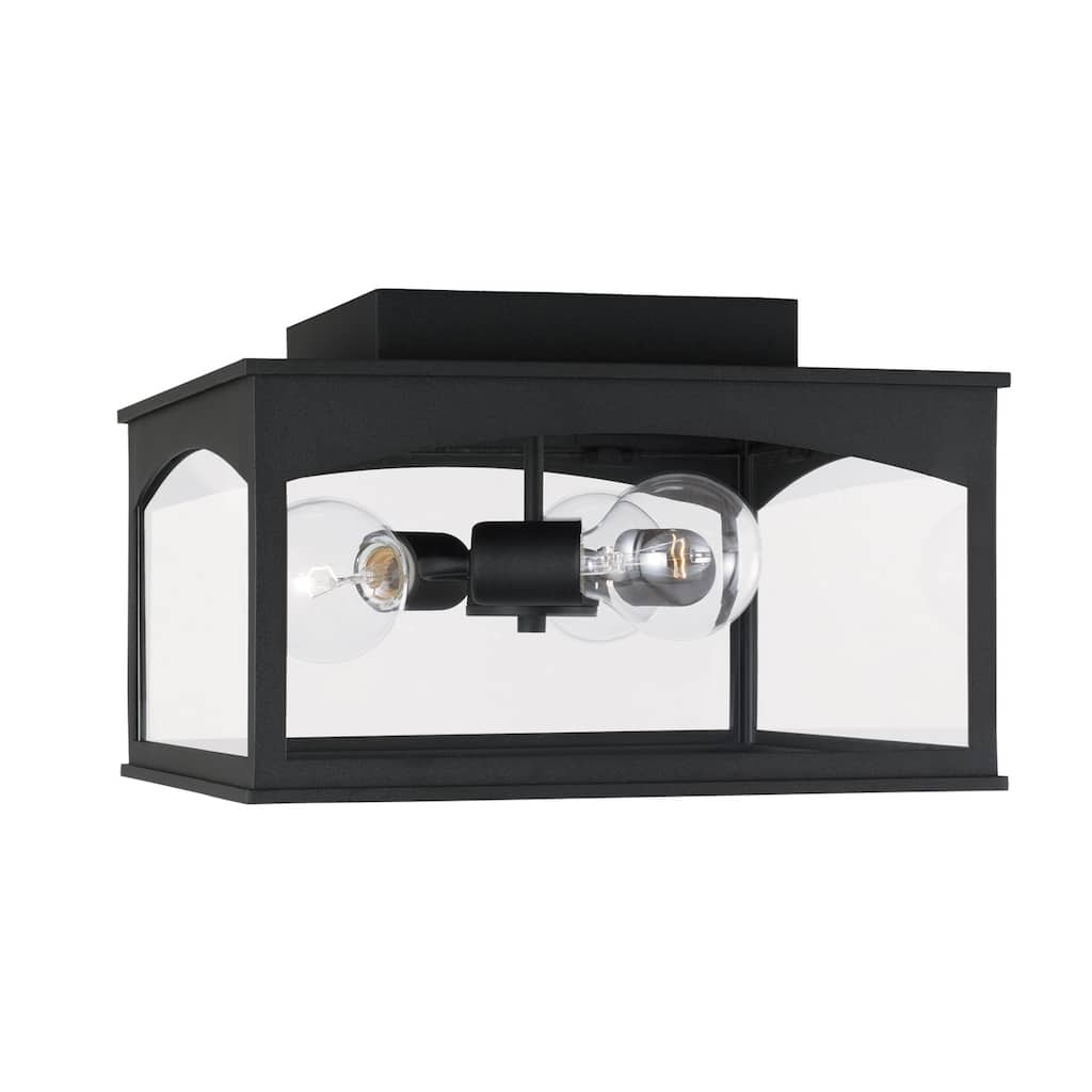 Burton 3-light Outdoor Flush Mount