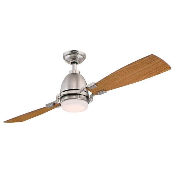 Westinghouse 7217700 Longo 54 2 Blade Indoor Ceiling Fan Led Light Kit And Remote Included