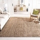 preview thumbnail 84 of 145, SAFAVIEH Jerneja Handmade Solid Chunky Jute Area Rug 10' x 14' - Natural/Grey