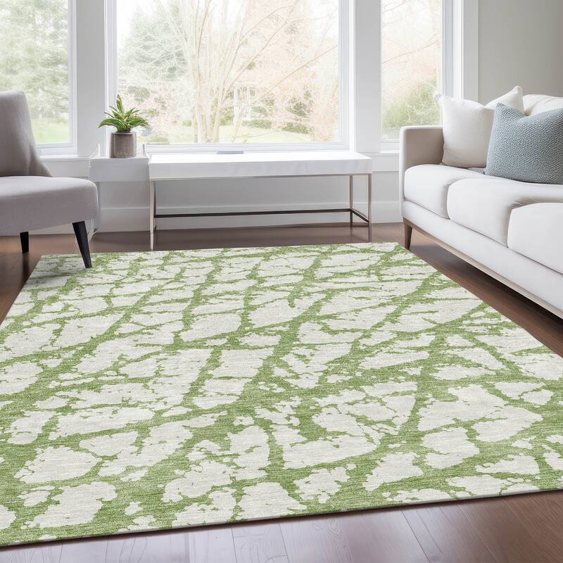 Premium Washable Super Soft Modern Crackle Mayfield Rug
