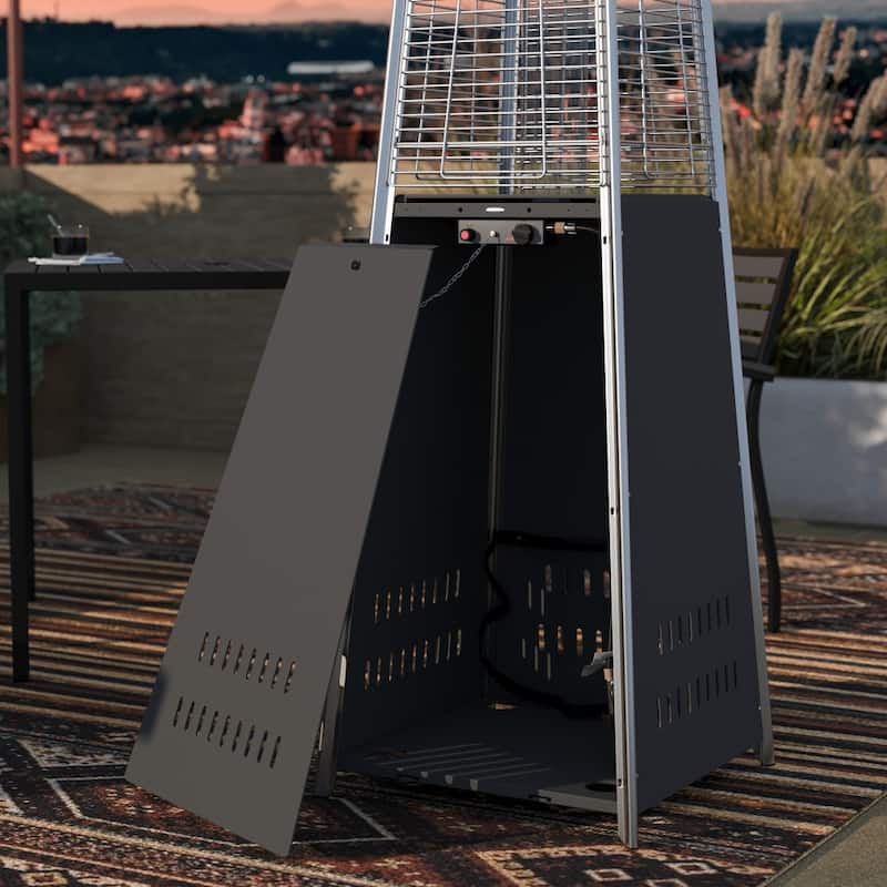 Outdoor Patio Heater - 7.5 Feet Round Steel Patio Heater - 42,000 BTU's