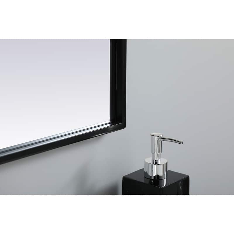Indigo Home Metal Frame Arch Mirror 22x30 Inch