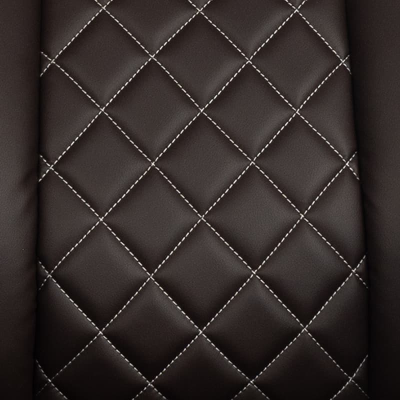 Techni Mobili Ergonomic Executive Office Chair High Back Faux Leather - Adjustable Height, Lumbar Support