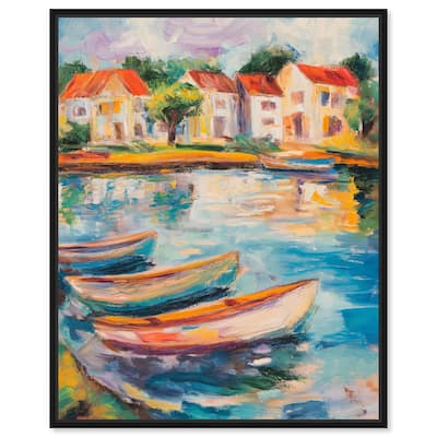 Bayside Calm II Canvas by Art Remedy