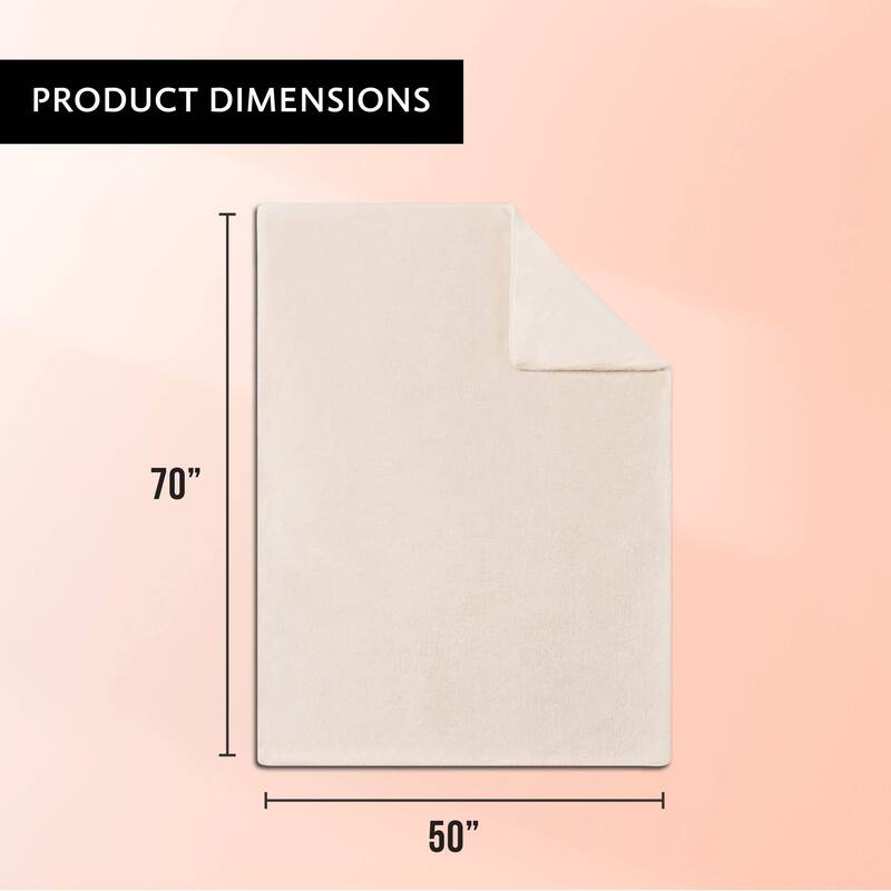 Jessica Simpson 50"x70" Faux Throw Blankets