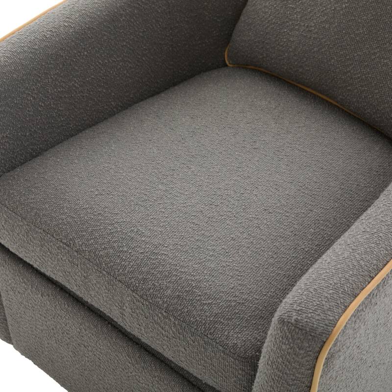 Christopher Knight Home - Averly Modern Upholstered Swivel Accent Chair with Curved Arms