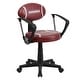 preview thumbnail 1 of 15, Sports Swivel Task Office Chair with Arms