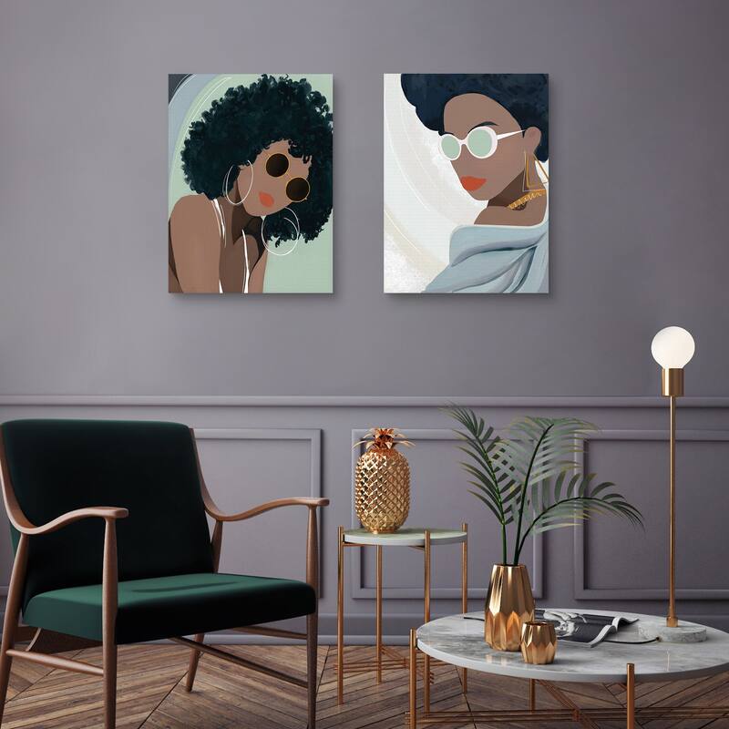 Deja & Destiny by Studio Arts Canvas Art Prints