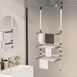 Cosway 145W Electric Towel Warmer Wall Mounted Heated Drying Rack 8 - See  details - On Sale - Bed Bath & Beyond - 34745297
