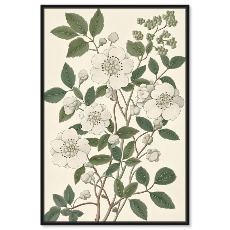White Cherokee III Canvas by Art Remedy - 10" x 15" - Black