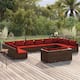 Option Brown/Cinnamon red 16 x Back pillow