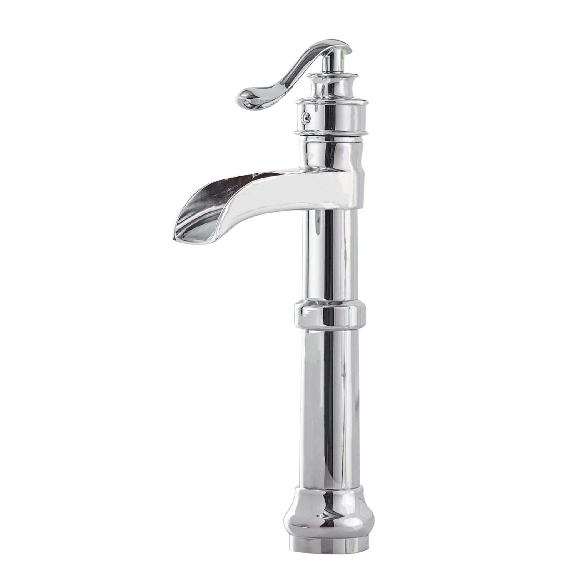 Waterfall Spout Single Handle Bathroom Vessel Sink Faucet