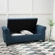 preview thumbnail 23 of 33, Keiko Contemporary Rolled Arm Fabric Storage Ottoman Bench by Christopher Knight Home - 50.00" L x 19.50" W x 20.50" H