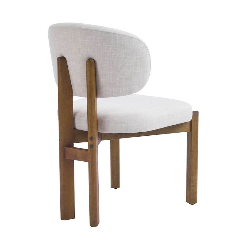 Christopher Knight Home - Aurelio Solid Rubberwood Upholstered Dining Chair