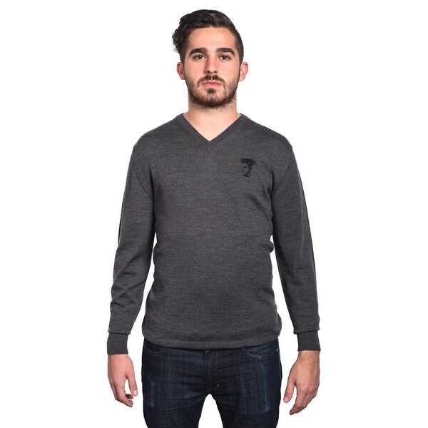 versace grey sweater