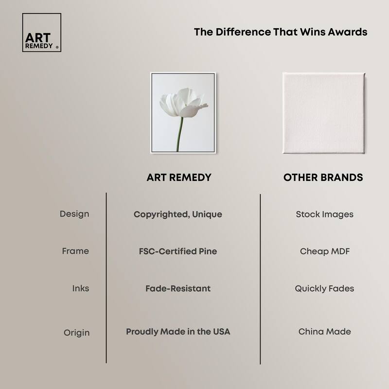 Pearl Floret Canvas by Art Remedy