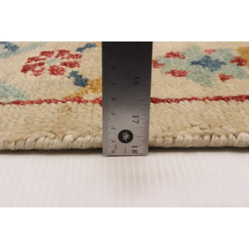 ECARPETGALLERY Hand-knotted Jules Serapi Light Khaki Wool Rug - 8'10 x 12'0