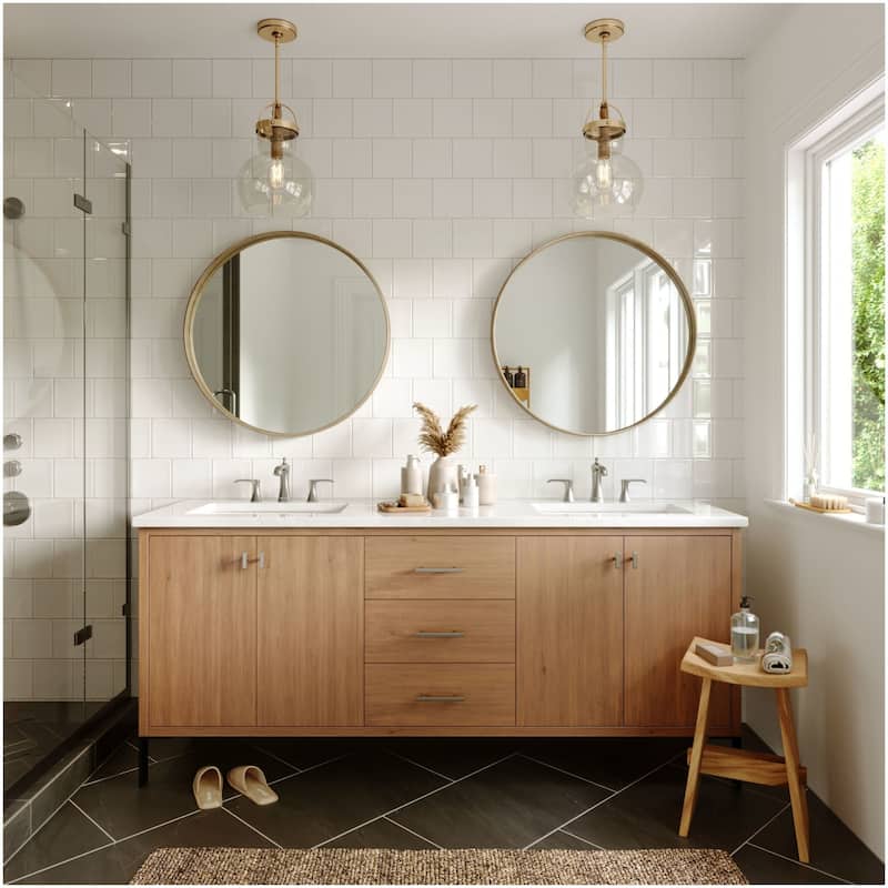 Karran USA KBF414 Woodburn 1.2 GPM Widespread Bathroom Faucet with
