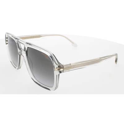 Carrera 317/S Grey Frame Color Grey Gradient Lens Rectangle Shaped Male Plastic Sunglasses