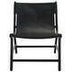 preview thumbnail 32 of 37, SAFAVIEH COUTURE Alanarose Leather Accent Chair - 26"W x 33"D x 33"H