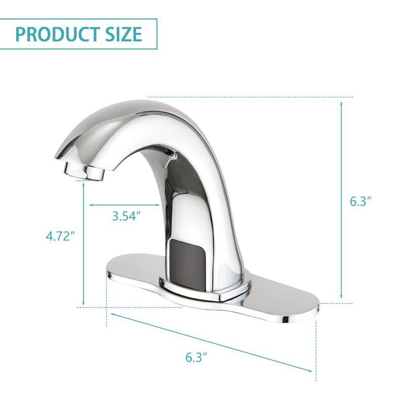 PROOX Bath Automatic Sensor Touchless Sink Faucet Smart Mixer Taps