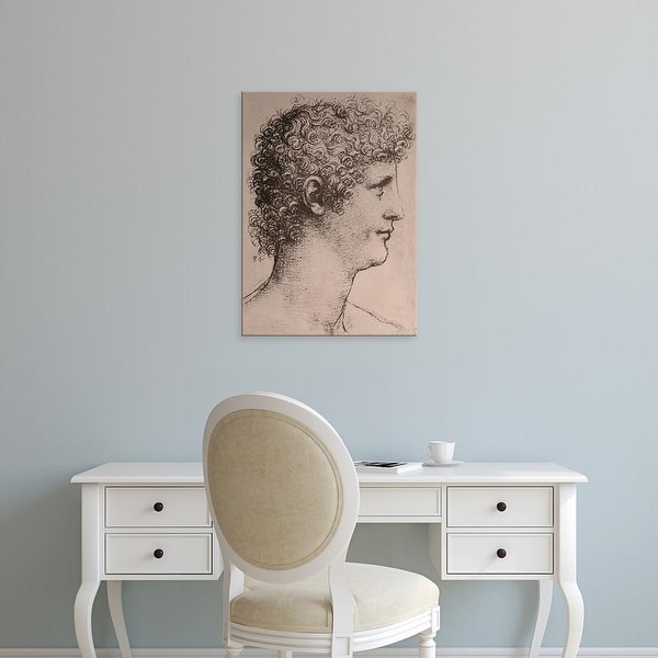 Easy Art Prints Leonardo da Vinci's 'Portrait of Giacomo Caprotti' Premium Canvas Art