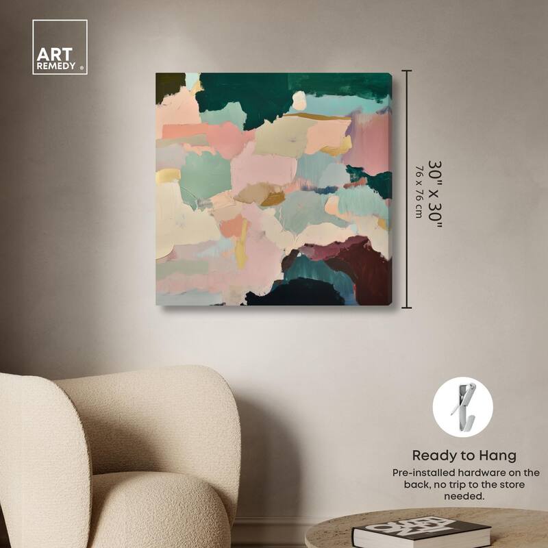 Brushed Beauty II Canvas by Art Remedy, Gallery Wrapped