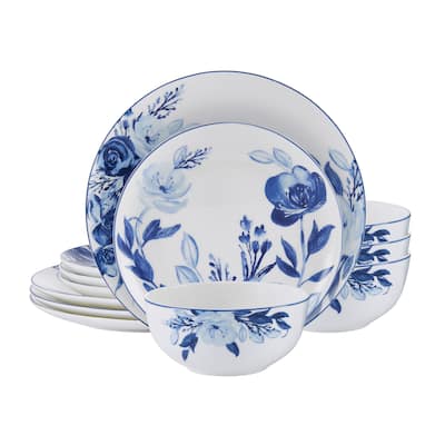 Mikasa Darcy 12-Piece Dinnerware Set, Service for 4