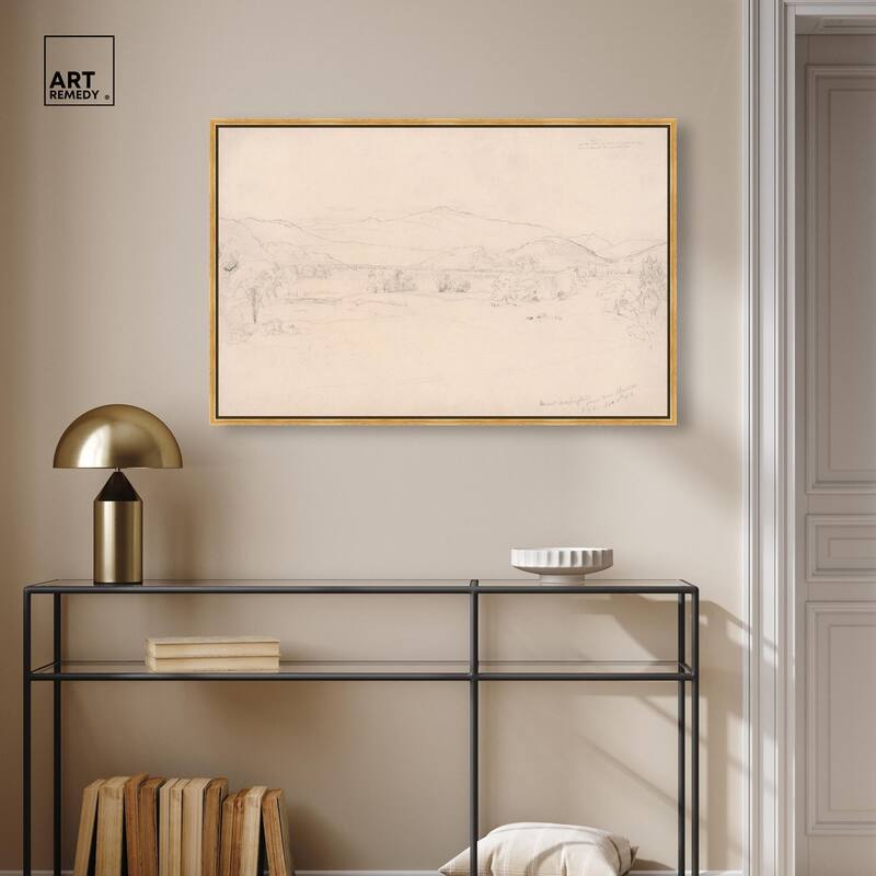 Study for View Mt. Washington Canvas by Art Remedy