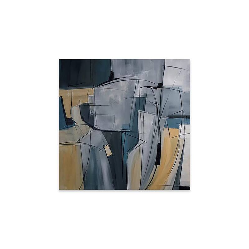 Turn Right Ahead Print On Acrylic Glass by Jane M. Robinson - 24x24x0.25