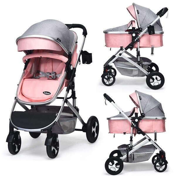 pink baby strollers