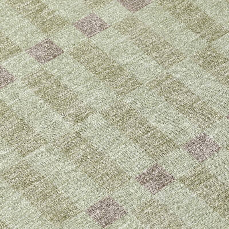 Machine Washable Indoor/ Outdoor Modern Augusta Chantille Rug