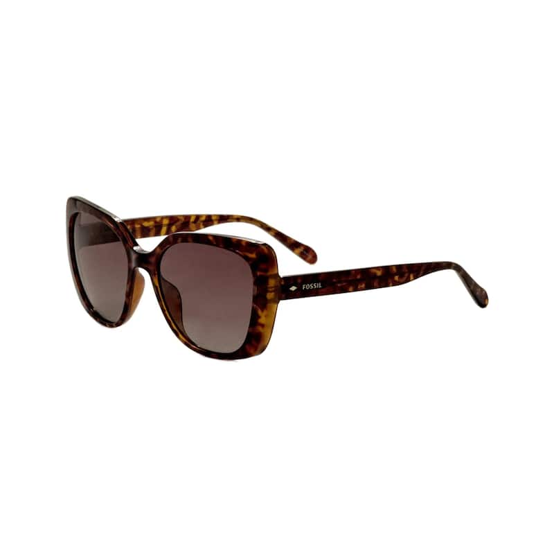 Fossil Women's 55mm Havana Polarized Sunglasses FOS3143-S-086-55