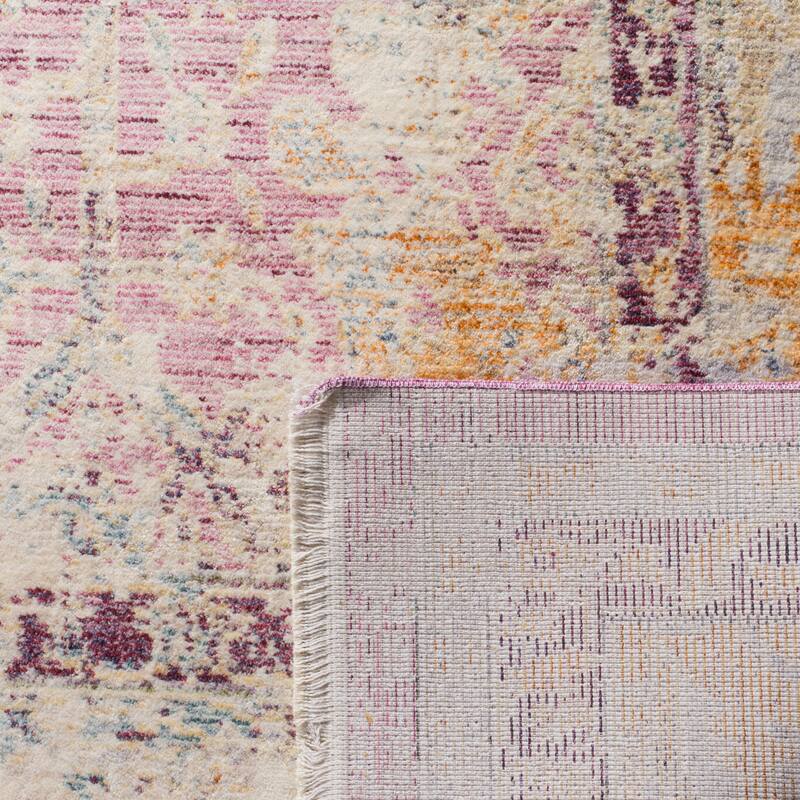 SAFAVIEH Illusion Marci Vintage Boho Oriental Viscose Rug with