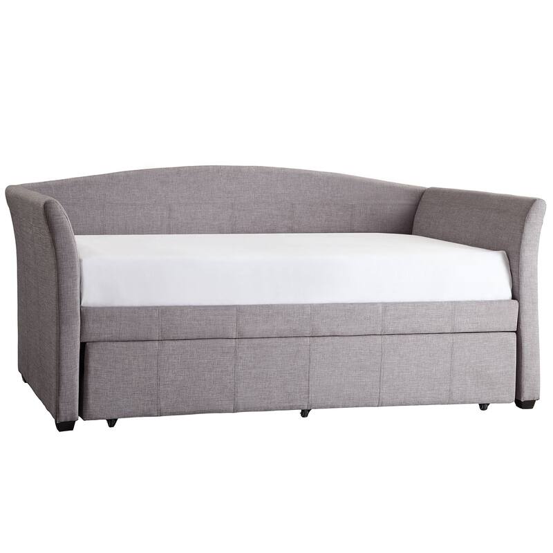 Deco Linen Rolled Arm Daybed and Trundle by iNSPIRE Q Bold