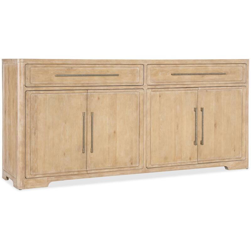 Hooker Furniture 6950-75900-80 Retreat 80" Wide Travertine Top Maple - Dune