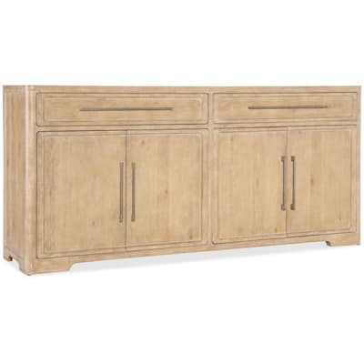 Hooker Furniture 6950-75900-80 Retreat 80" Wide Travertine Top Maple