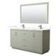 Option Light Green / Giotto Quartz Top / Brushed Nickel