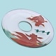 preview thumbnail 3 of 7, Glass Waterfall Faucet Disc Replacement Part with Koi Fish Design Renovators Supply